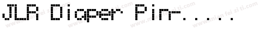 JLR Diaper Pin字体转换